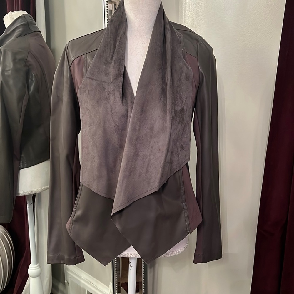 KUT from the Kloth Vegan leather Jacket Size Small
